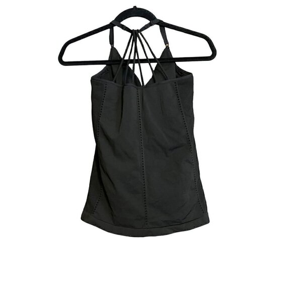 Athleta Tops - Women's Athleta Exercise Black Top Criss Cross Spaghetti Straps Large